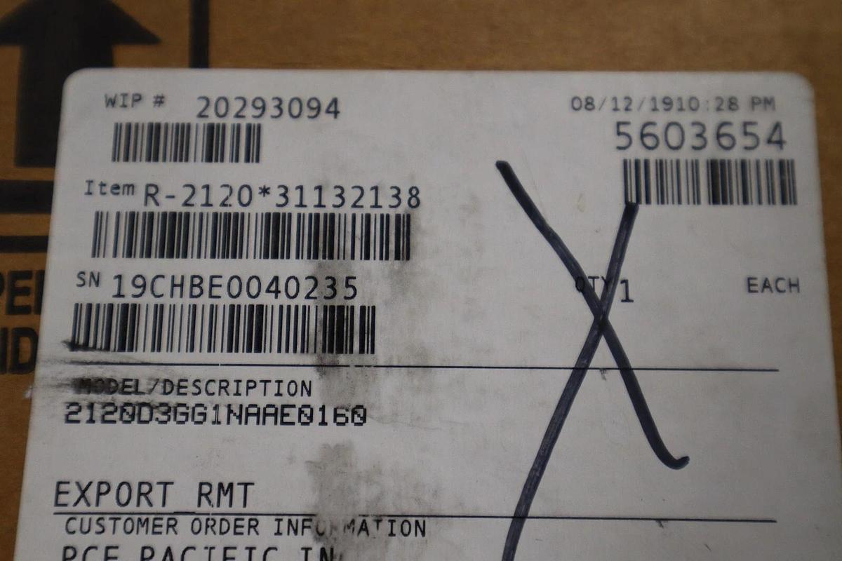 EMERSON ROSEMOUNT 2120 LEVEL SWITCH 2120D3GG1NAAE0160 NEW UNIT STOCK 5926