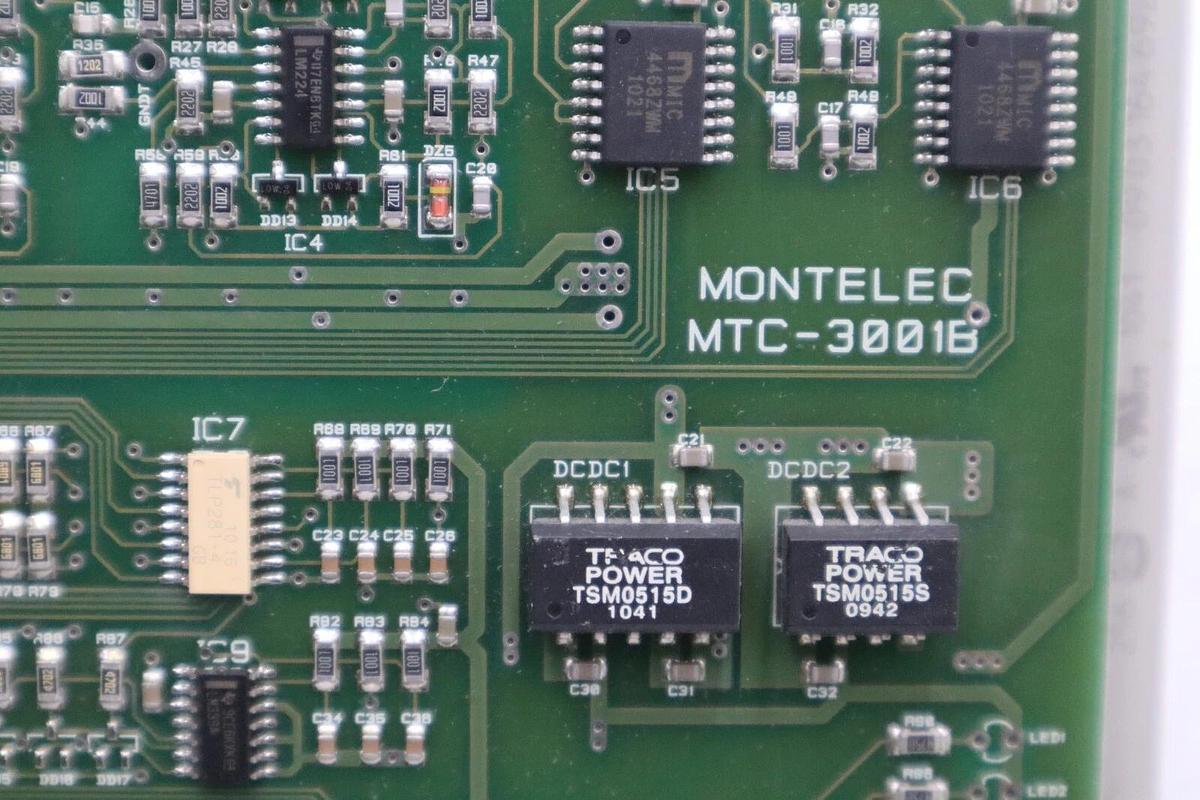 Used PASABAN MONTELEC MTC3001-DC DRIVE CONTROL PLC #3974-A