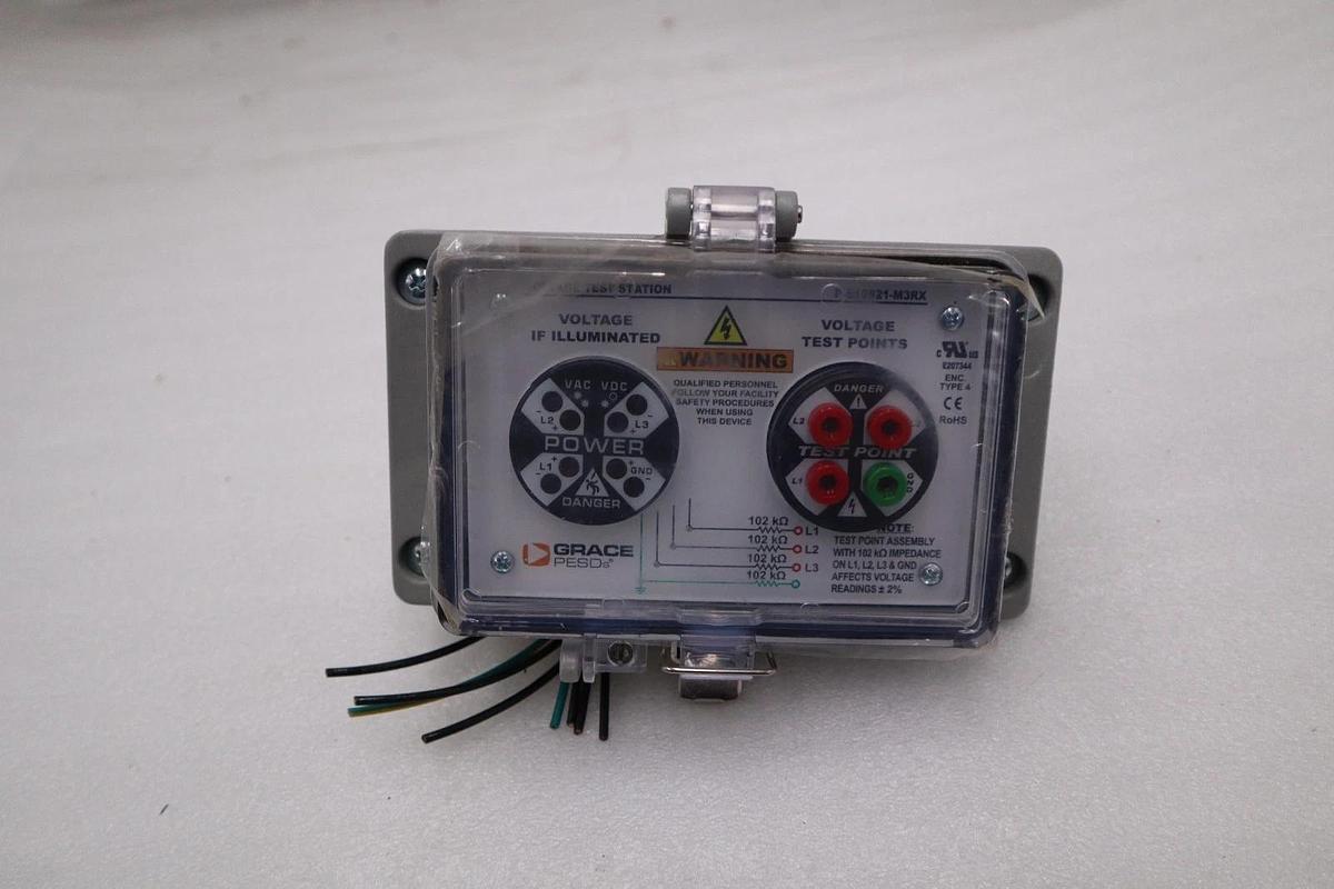 Used SAFESIDE P-S10S21-M3RX VOLTAGE TEST STATION STOCK H1367