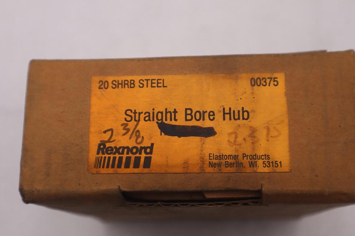 Used Rexnord 20 HRB STEEL Straight Bore Hub Bore 2-3/8 STOCK B-1073