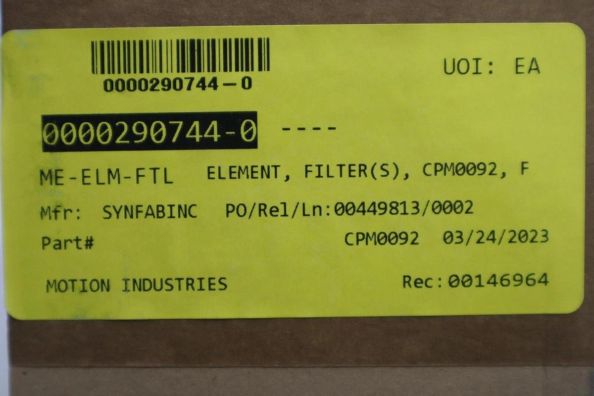 Used NEW SYN-FAB CPM0092 / CPM0092 STOCK G140A