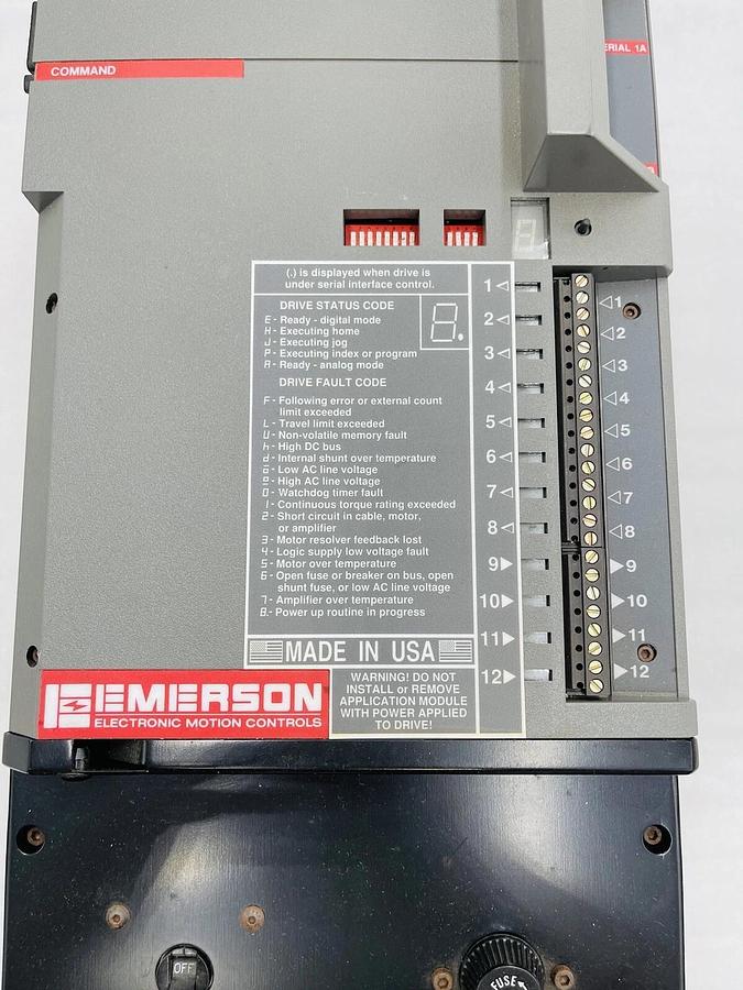 Emerson M0356120 Motion Control Position Servo Drive STOCK 2277