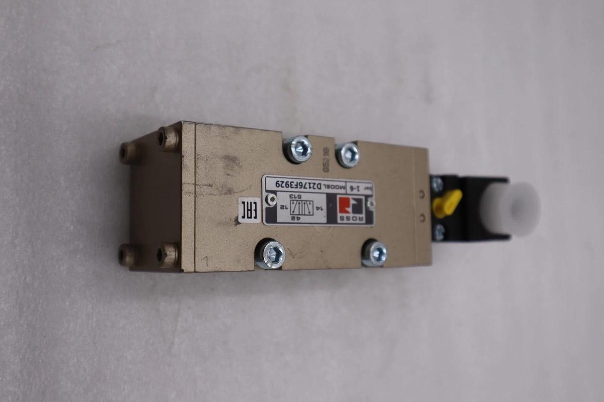 Used ROSS CONTROLS D2176F3929 / D2176F3929W PNEUMATIC VALVE STOCK H1696
