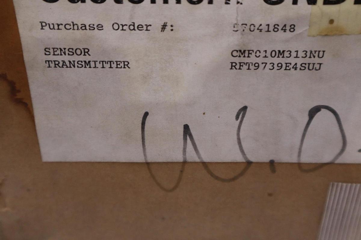 Used MICRO MOTION 1/2" 150 CMF010M313NU PULL OUT - STOCK GF377