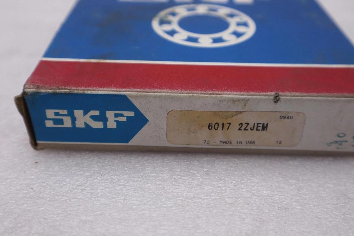 Used NEW SKF 6017-2ZJEM Single Row Cylindrical Roller Bearing - STOCK K-4015CC