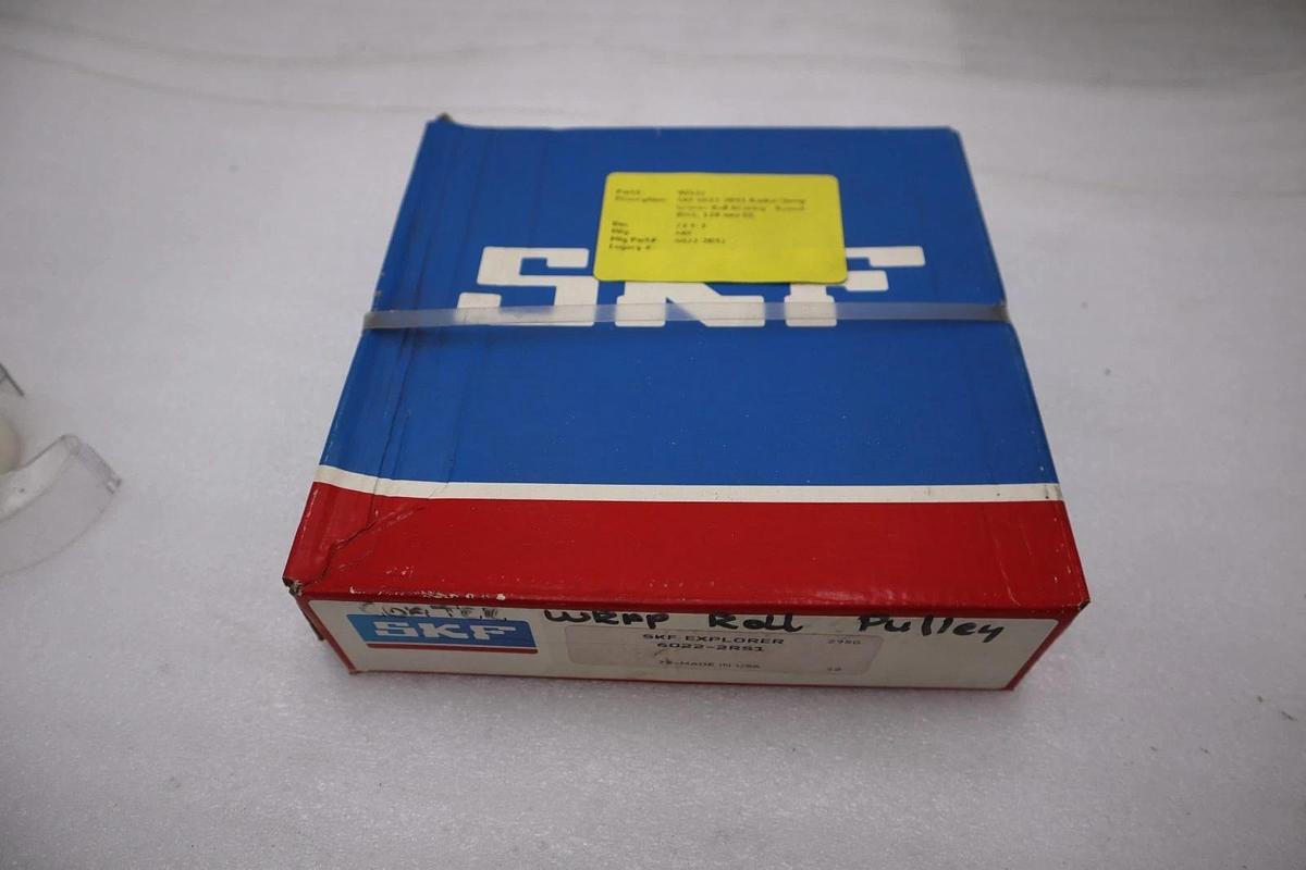 SKF Explorer 6022-2RS1  Single Row Ball Bearing -NEW IN BOX - STOCK 1553CC