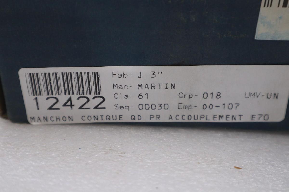 Martin J 3 7/16 Qd Bushing - NEW IN BOX - STOCK GF933