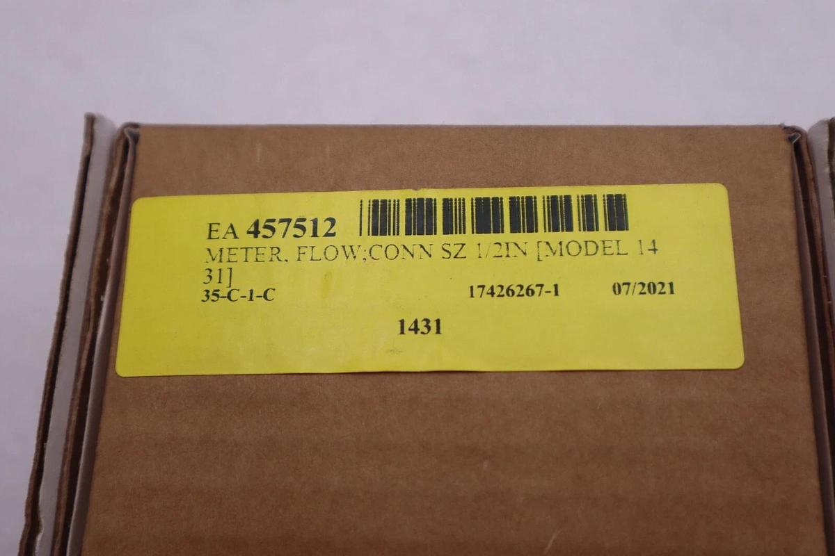 OPW 1431D VISI-FLO FLOW METER 1/2 IN #K-2280