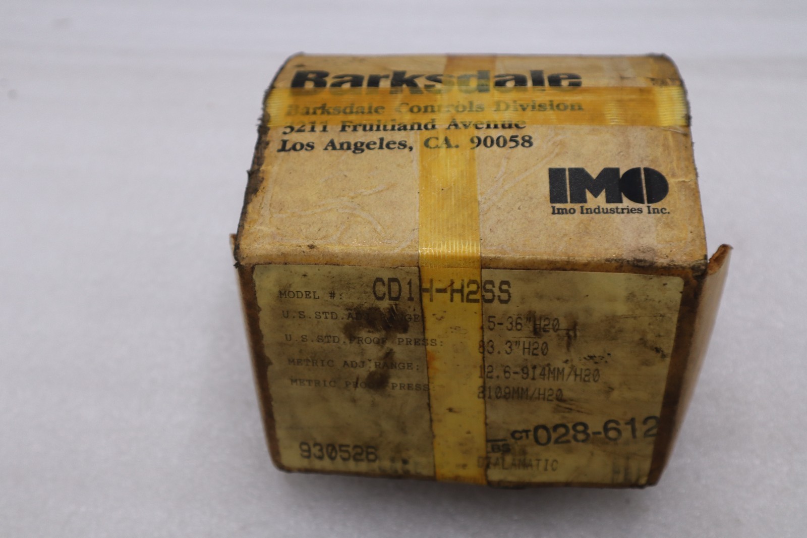 Used IMO CD1H-H2SS SWITCH NUMBER STOCK #L-231B