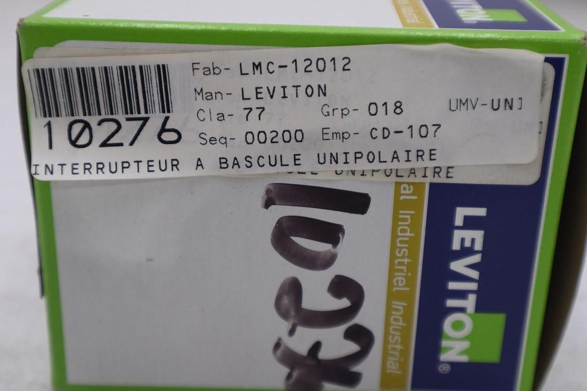 Used LEVITON 1201-2 STOCK #2026B