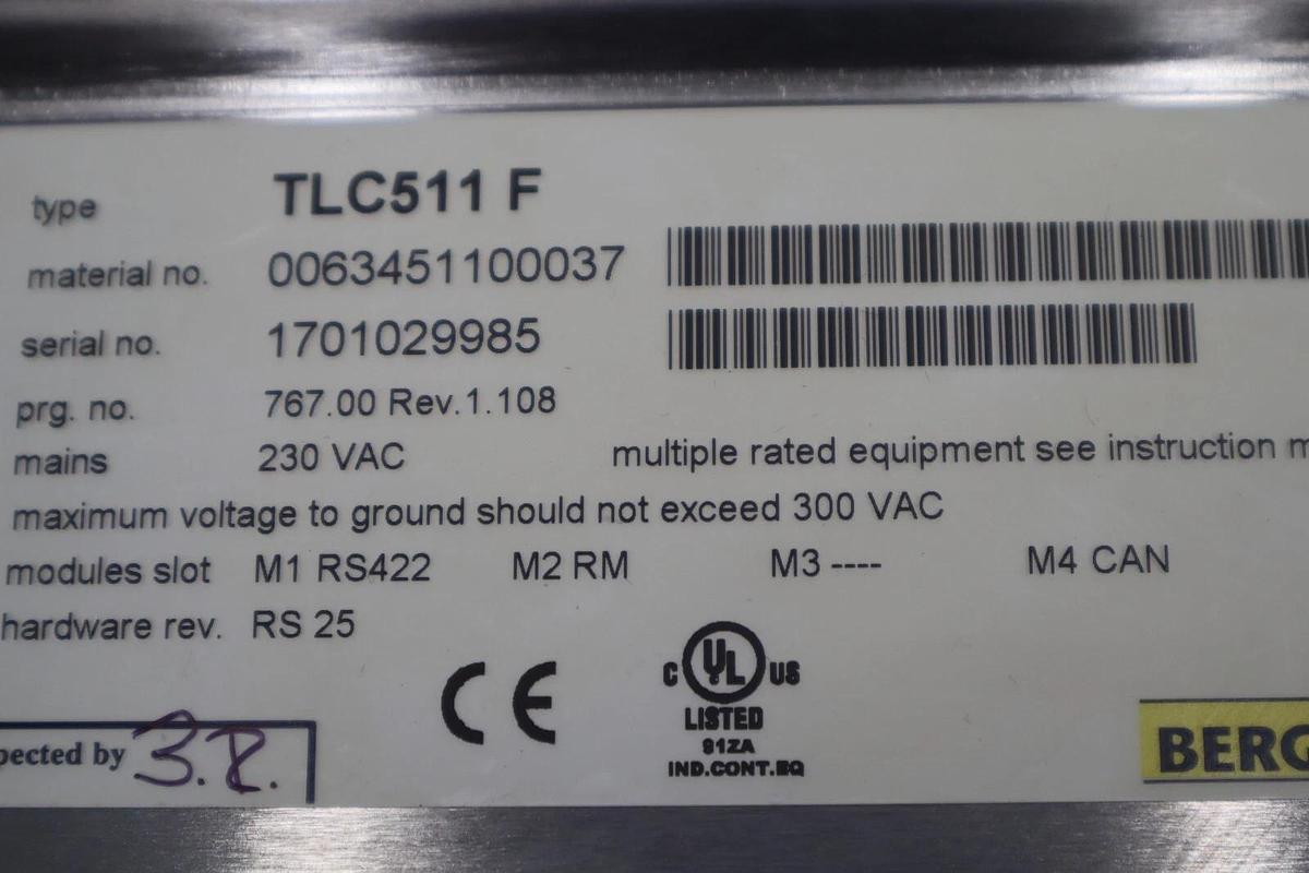 Bereger Lahr TLC511 F Servo Drive POSITIONING CONTROLLER 5 AMP STOCK 2300-C