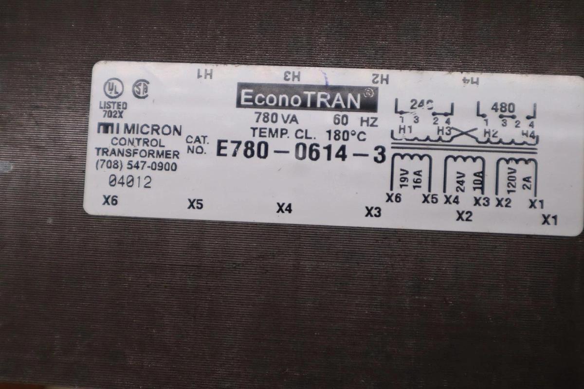Used NEW MICRON TRANSFORMER E780-0614-3 STOCK H1030