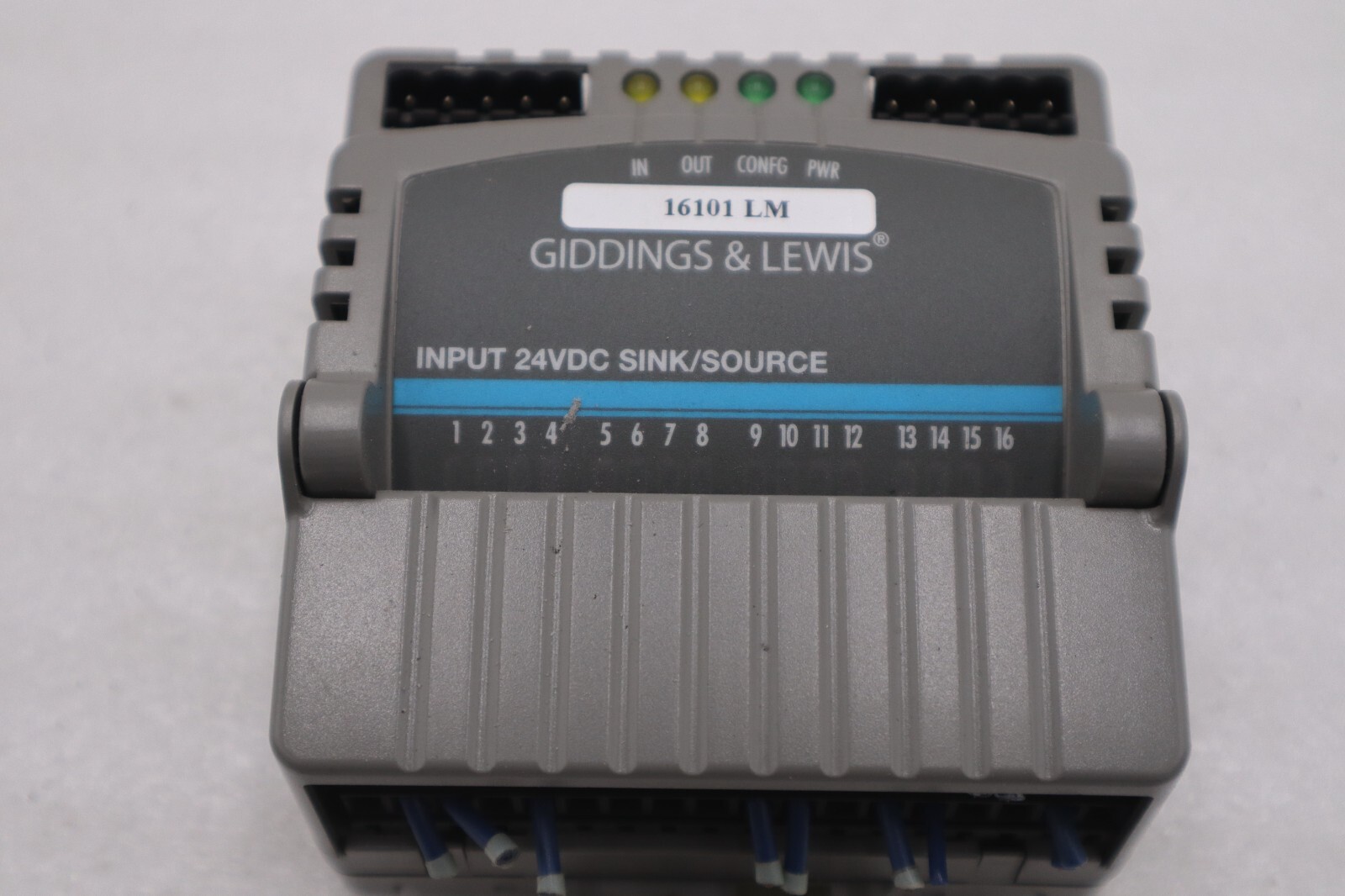 Used GIDDINGS & LEWIS M.1300.7372 R1 Input Module 24VDC SINK/SOURCE STOCK 651-D