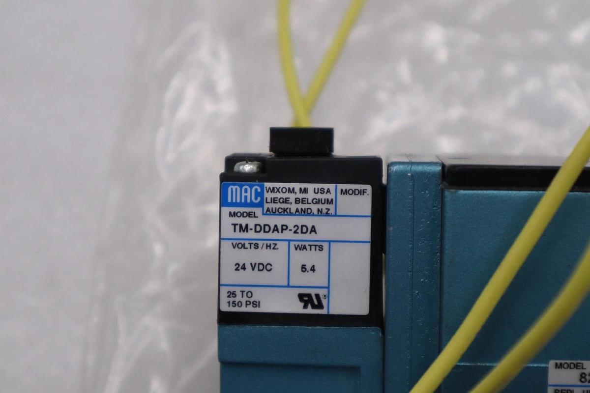 Used NEW MAC VALVES 82A-AA-BAA-TM-DDA5-2DA SOLENOID VALVE 82 SERIES 4-WAY STK H1462