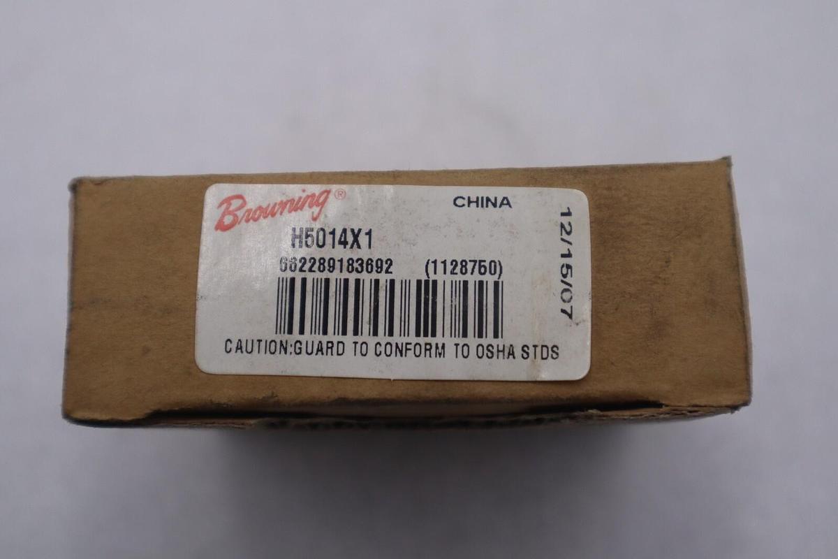 Used NIB BROWNING H5014 X 1 H5014X1 BORE SPROCKET 1" BORE 14 TEETH STOCK K-3274