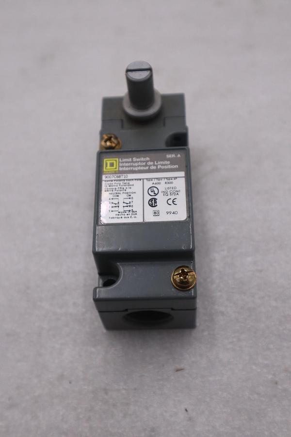 Used Square D 9007C68T10 Limit Switch Rotary Head 10A 600V 2NO/2NC NEW STOCK GF-707A