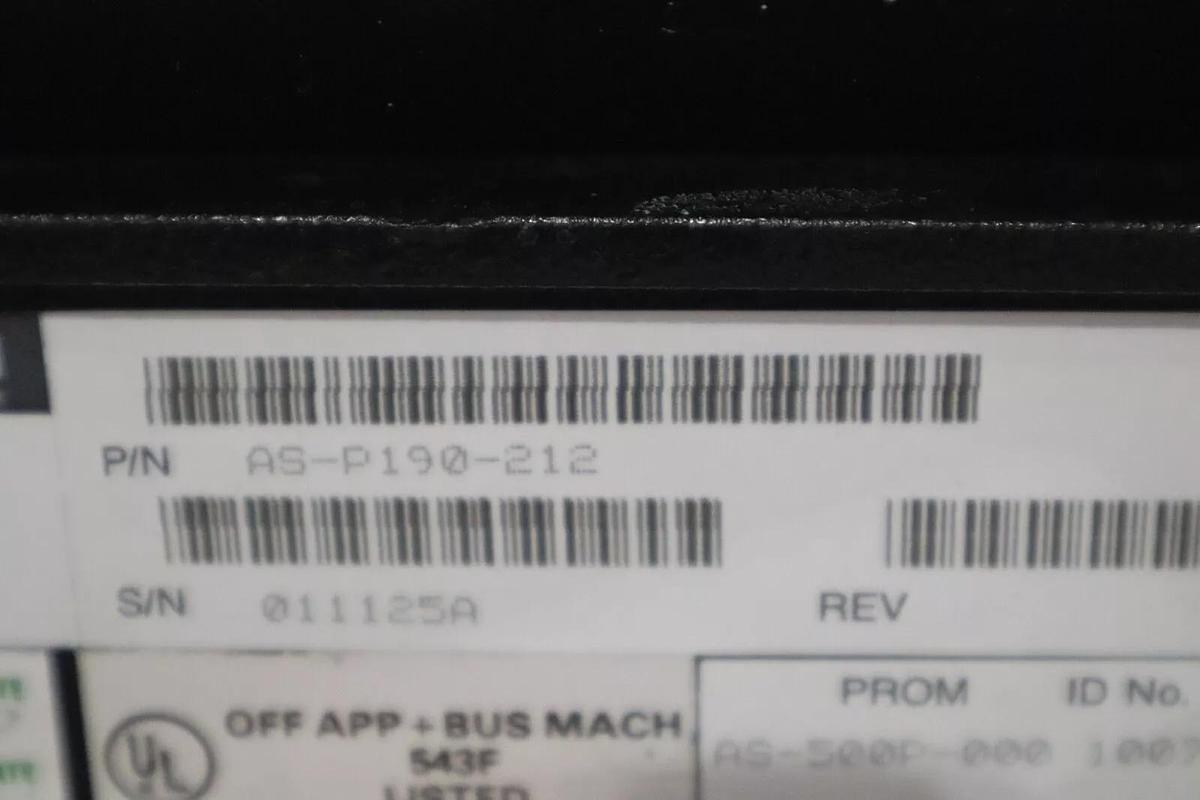 Used SCHNEIDER ELECTRIC AS-P190-212 / ASP190212 (USED) STOCK G261