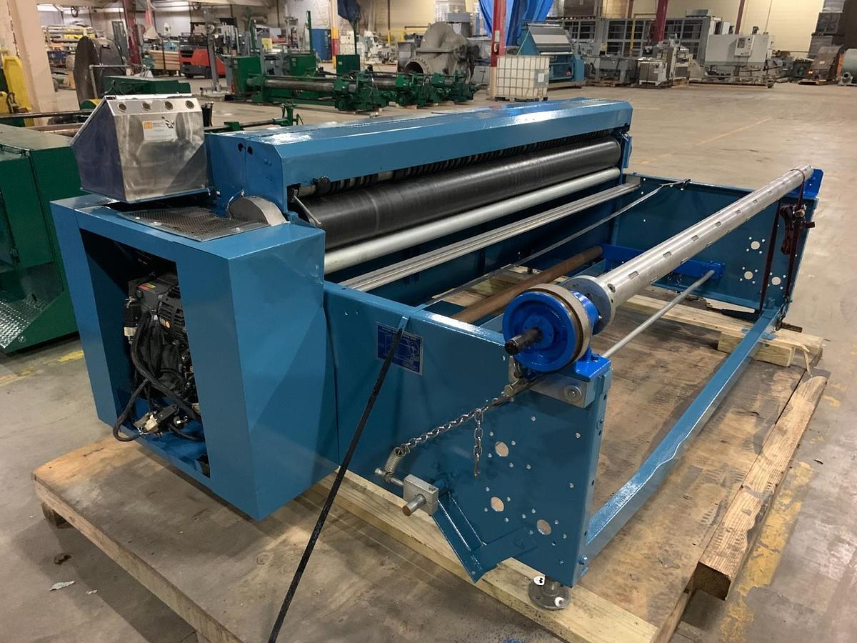 Used 84" ROSENTHAL SINGLE KNIFE GUILLOTINE SHEETER MODEL WA-S-7-HUB7TEVVAA