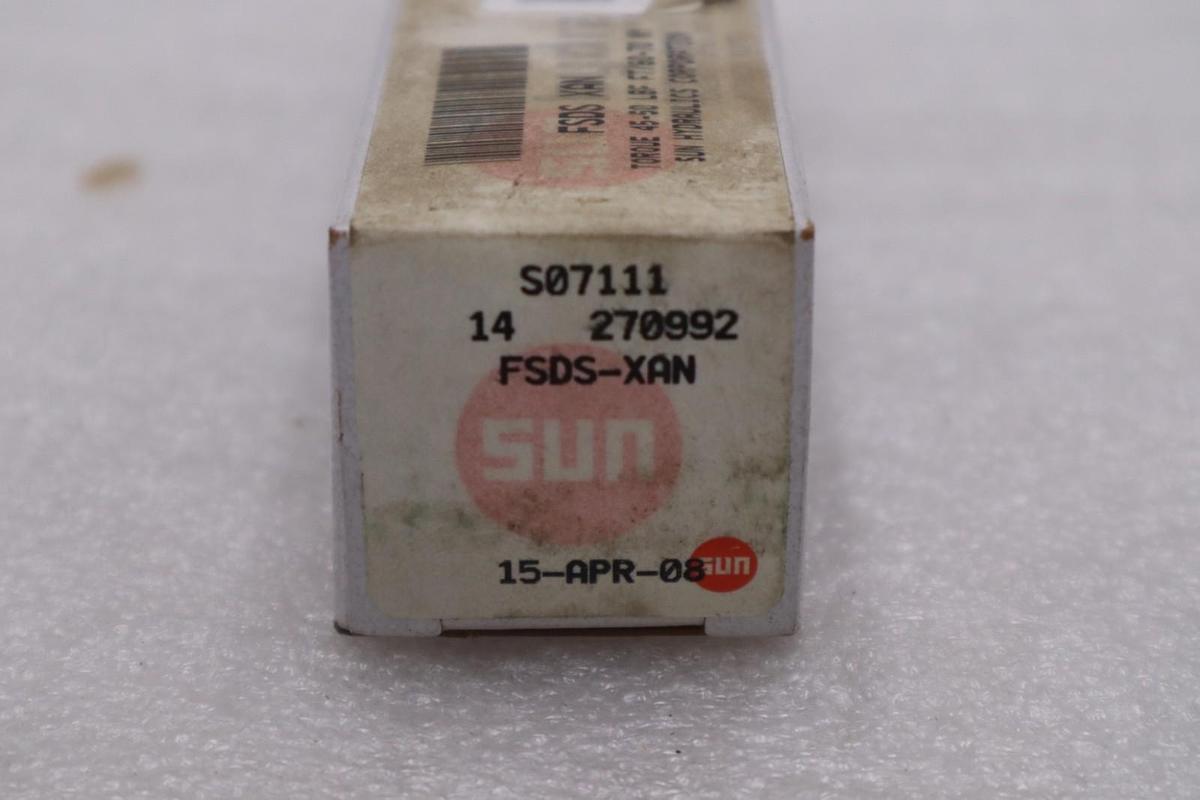 Used SUN HYDRAULICS FSDS-XAN VALVE STOCK #K-1953A