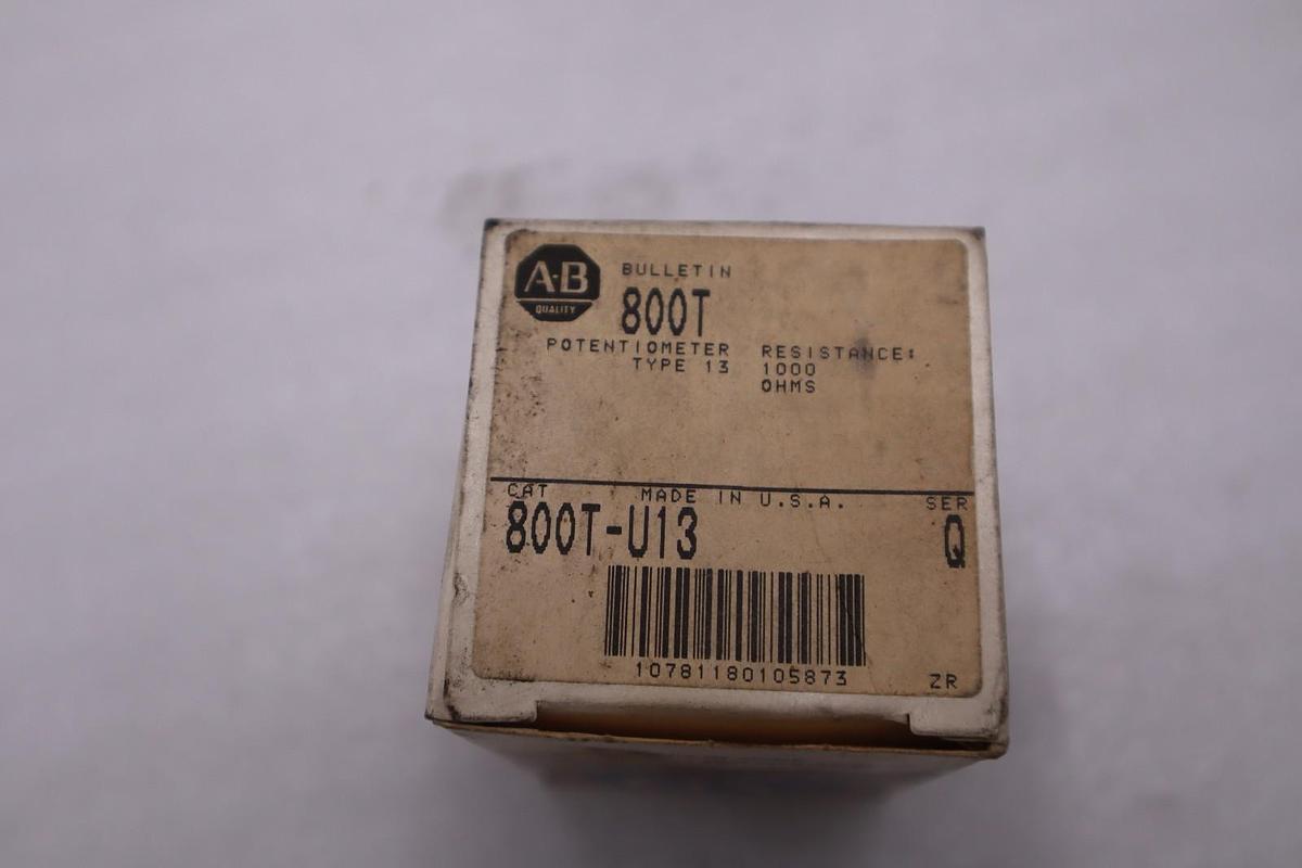 Used NEW OPEN BOX AB 800T-U13 Allen Bradley Potentiometer STOCK G85B