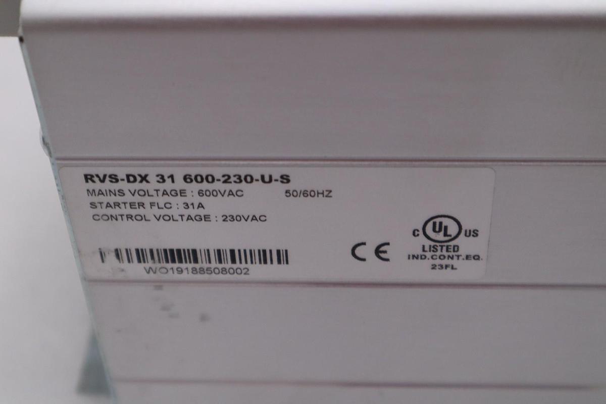 Used SOLCON RVS-DX 31 600-230-U-S / RVSDX31600230US 50/60Hz - STOCK H794C