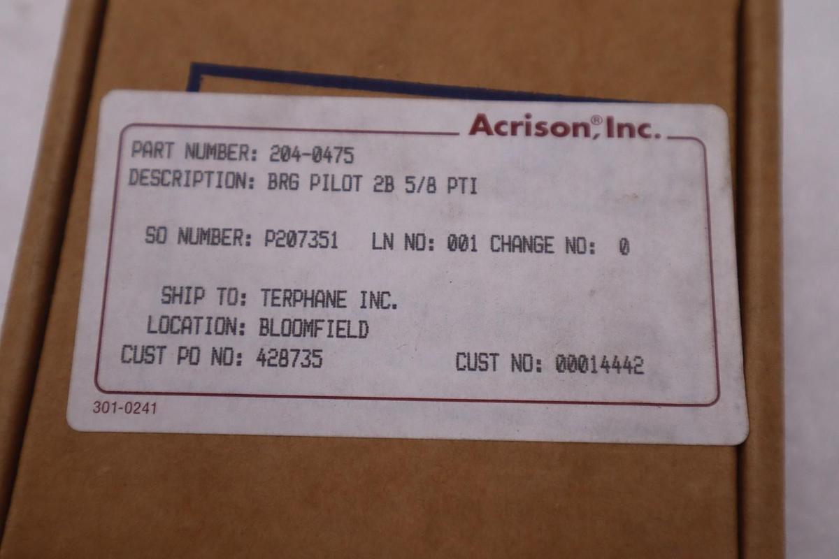 Used ACRISON P207351 FTD203-10S STOCK #G-69B