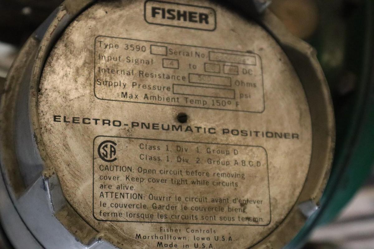 Used Fisher Control Valve Size 1 With Type EZ Pneumatic Actuator