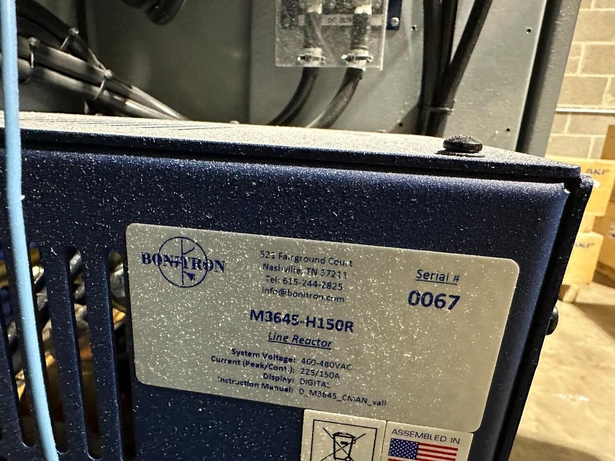 Used ALLEN BRADLEY 150 HP DRIVE CABINET 20G1AND186JA0NNNNN W/ BONITRON REGENS #S441