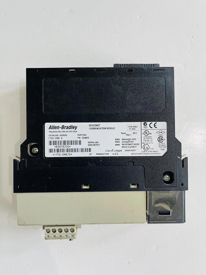 Used AB 1756-DNB D Module Communication Module Interface Module #K-932