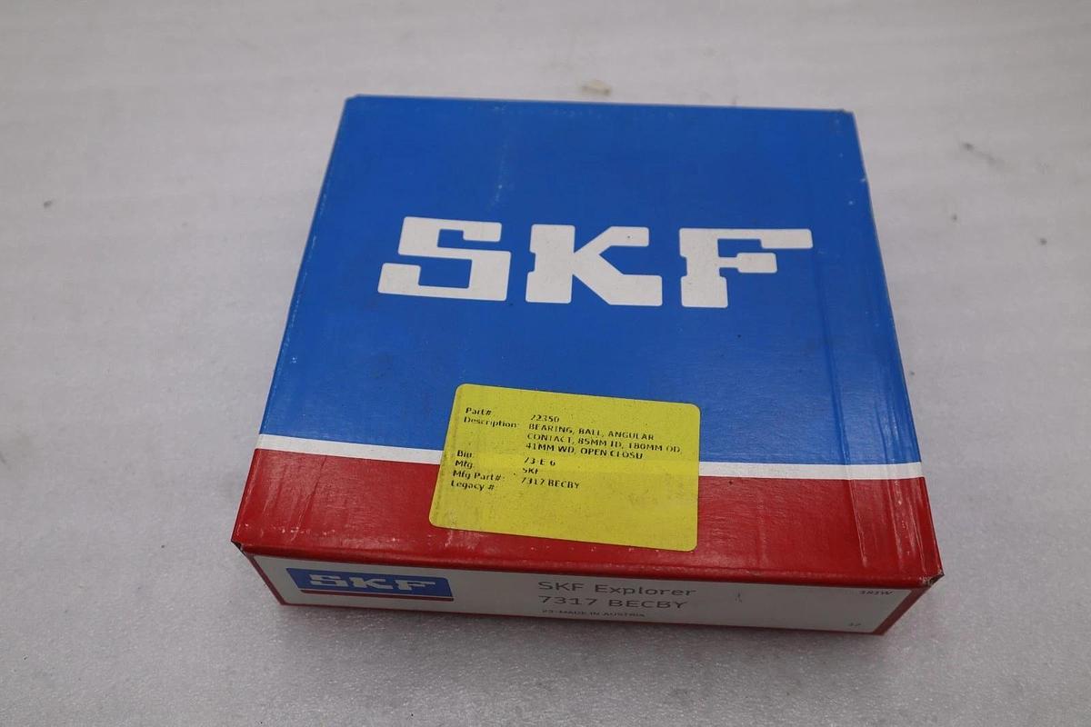 SKF 7317 BECBY ANGULAR CONTACT BEARING NEW STOCK 5060CC