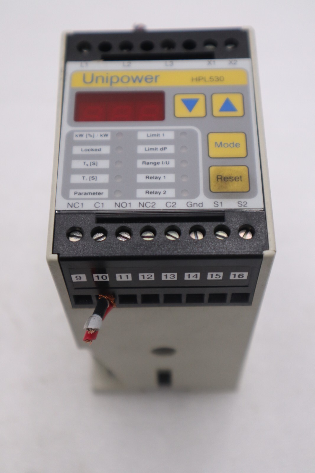 Used UNIPOWER HPL530 OVERLOAD ELECTRIC RELAY STOCK K-171C