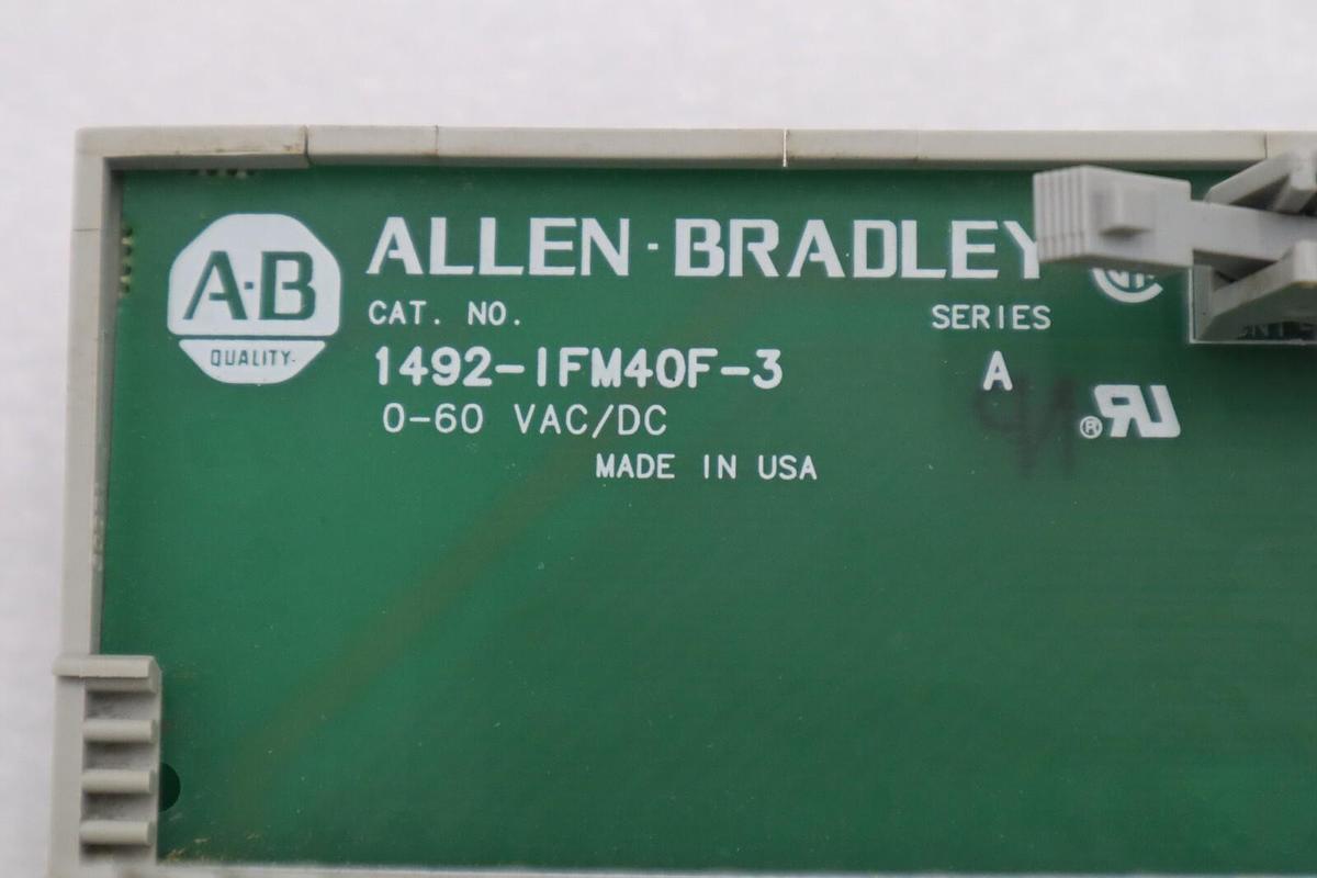 Used ALLEN BRADLEY 1492-IFM40F-3 WIRING SYSTEMS MODULES STOCK 2409A