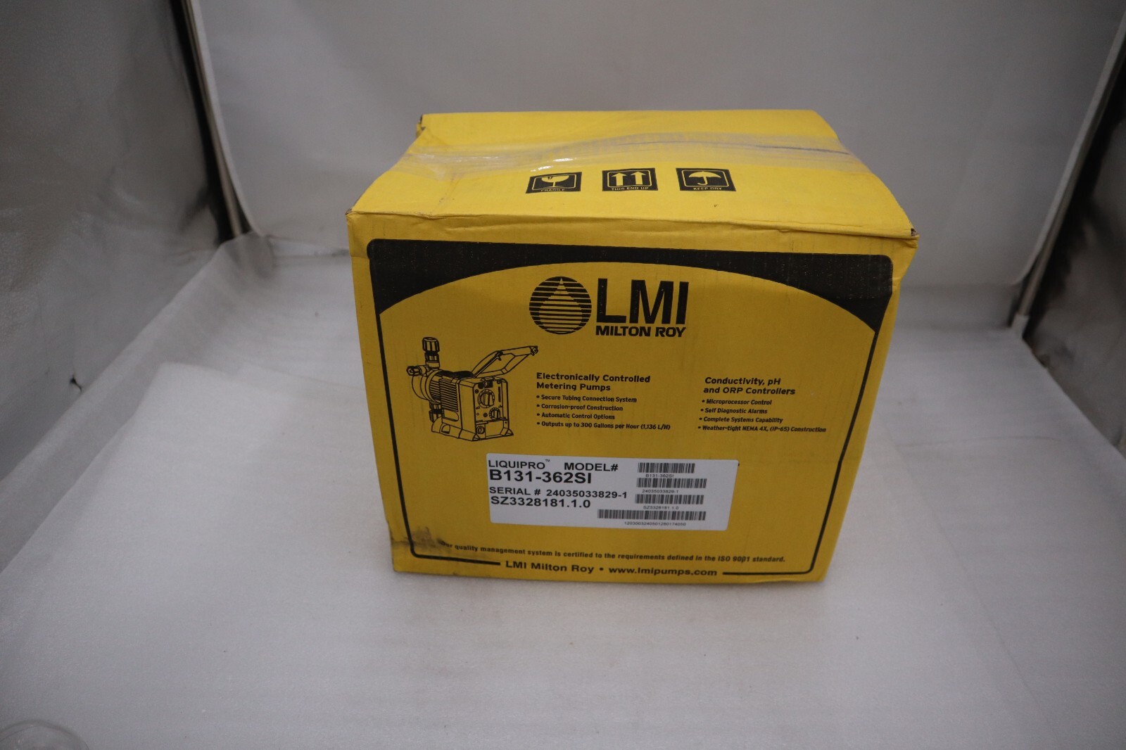 NEW IN BOX LMI MILTON ROY LIQUIPRO B131-362SI Metering Pump STOCK H425