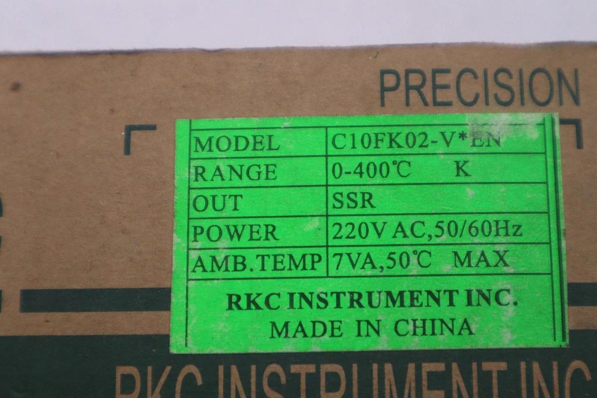 NEW OPEN BOX RKC Temperature Controller REX-C10FK02-V*EN STOCK K-3445
