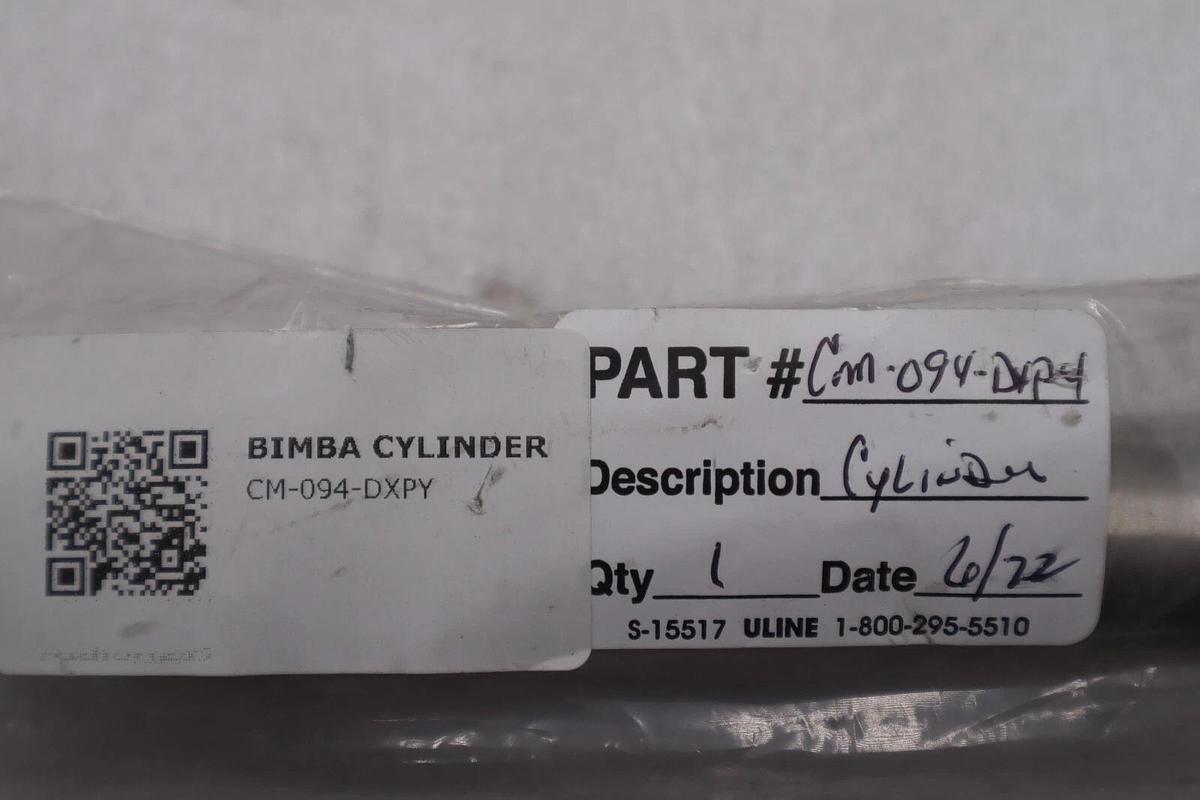 BIMBA CM-094-DXPY CYLINDER STOCK #K-3767