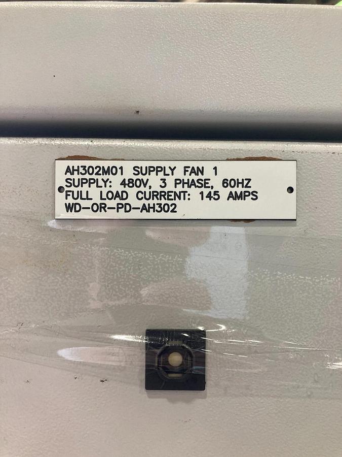 Used ELECTRICAL ENCLOSURE WITH 20BD156A0AYNANC0 Allen Bradley 125HP Powerflex 700