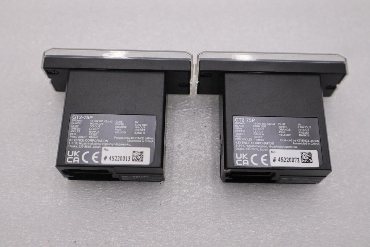 Used NEW OPEN BOX Keyence GT2-75P Sensor Amplifier STOCK K-670-C