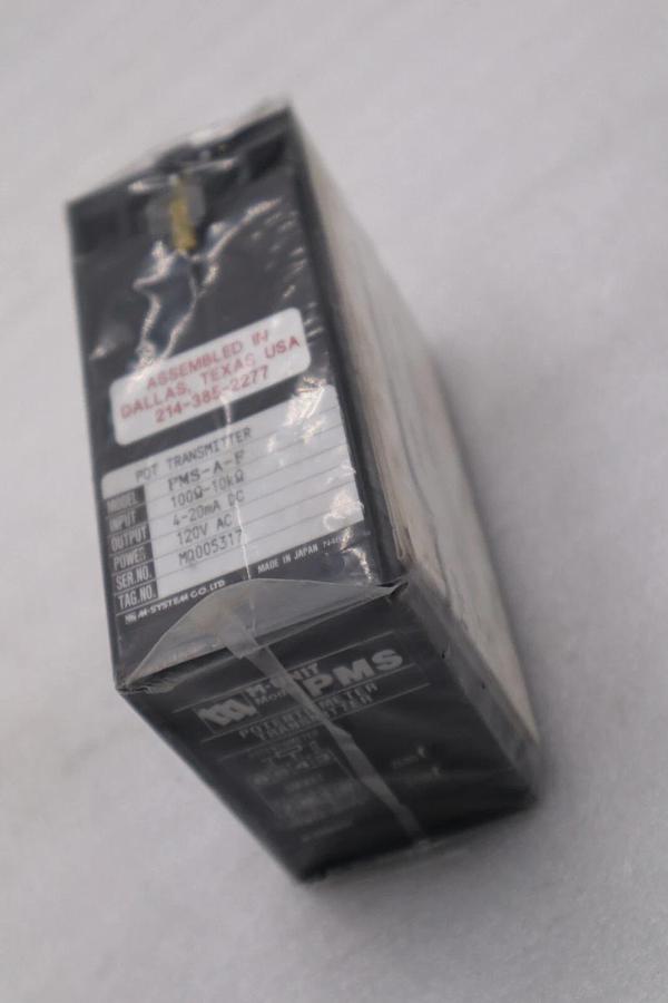 Used NEW M-SYSTEM PMS-A-F 120VAC POT TRANSMITTER  NSMP STOCK L-437-C