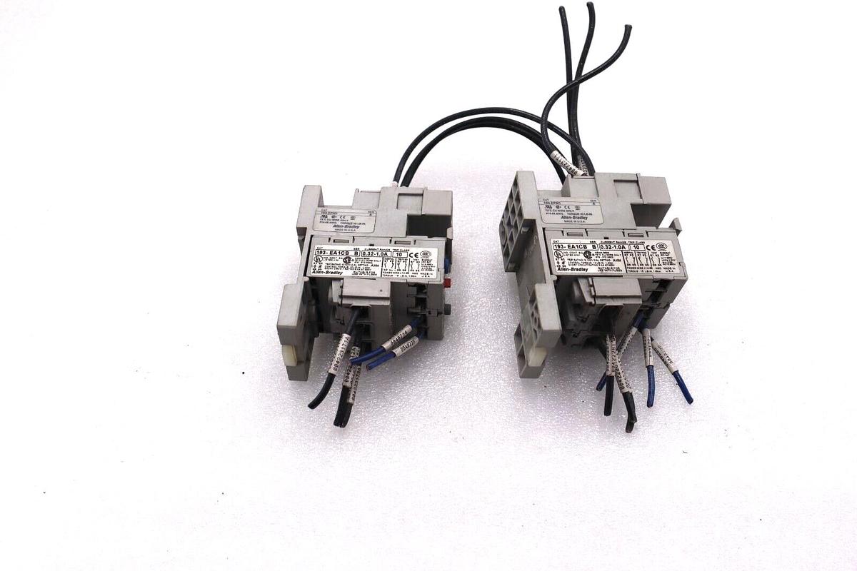 Used ALLEN BRADLEY 193-EA1CB 193-EPM1 DIN RAIL PANEL ADAPTER #L-631