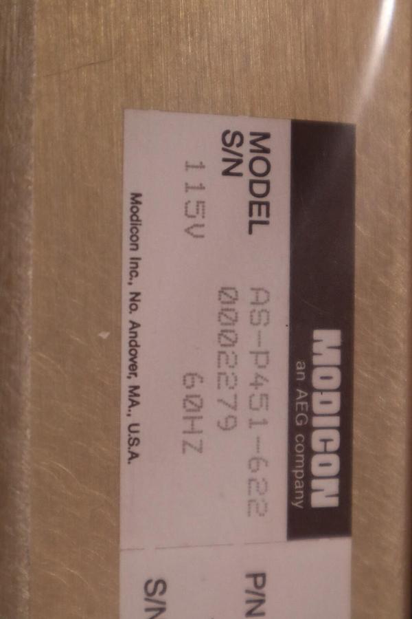 Used Modicon AS-P451-622 Remote I/O Power Supply 60 HZ ASP451622 NEW STOCK G320
