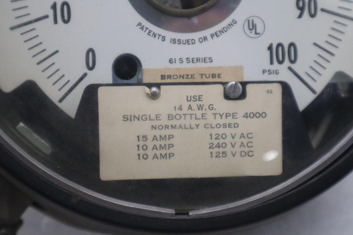 Used NEW OPEN BOX Ashcroft 61 S Series 0-15 PSIG Pressure Switch Gauge STOCK G293A