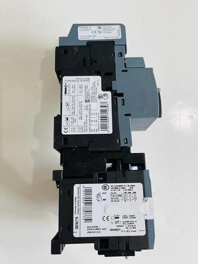 Used SIEMENS SIRIUS 3RV2011-0JA10 CIRCUIT / 3RT2015-1BB41/ 3RV2928-1K #K-872