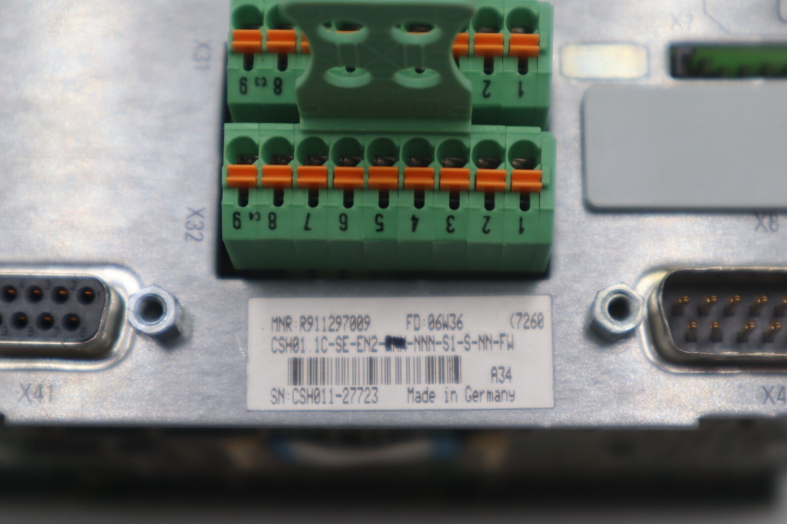 Used BOSCH CSH01.1C-SE-EN2-NNN-NNN-S1-S-NN-FW CONTROL UNIT STOCK 2305-C