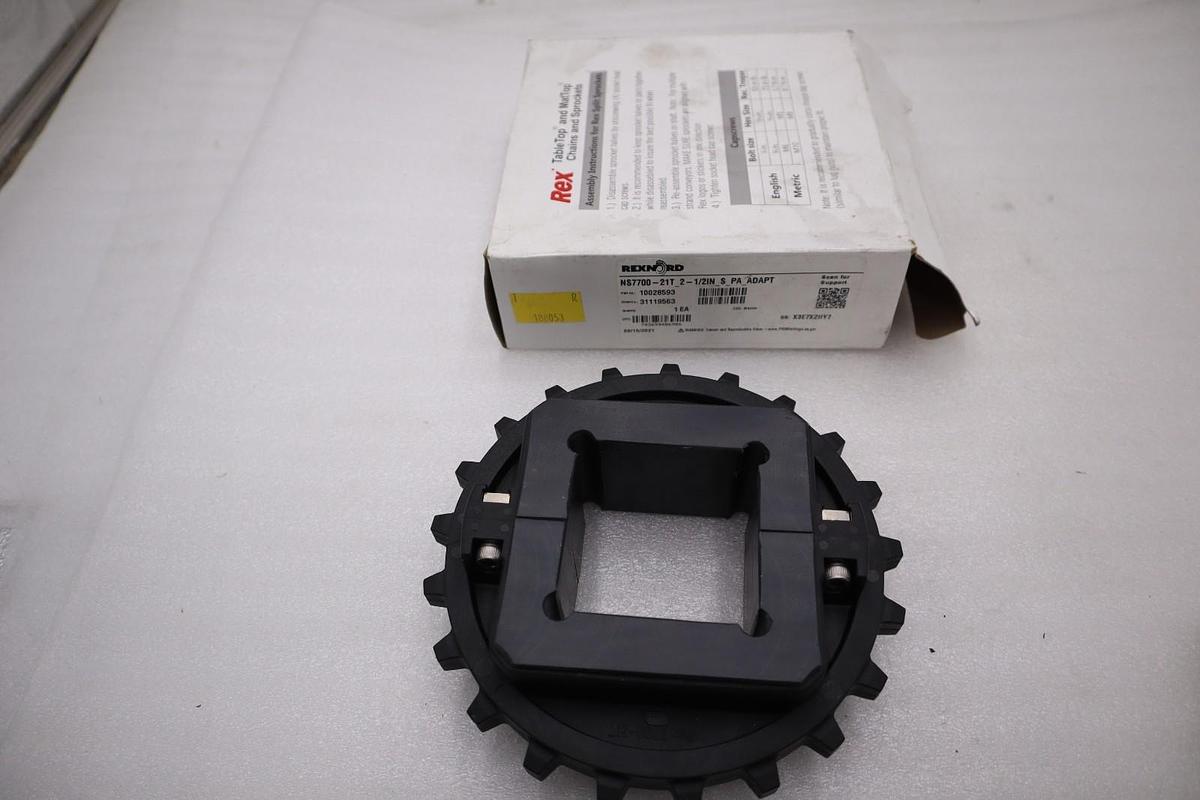 NEW REXNORD NS7700-21T_2-1/2IN_S_PA _ADAPT/ 10028593 SPROCKET STOCK H1563