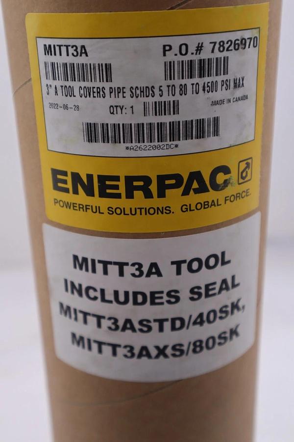 Enerpac MITT3A Piping Isolation and Pressure Test Tool NEW STOCK 4977