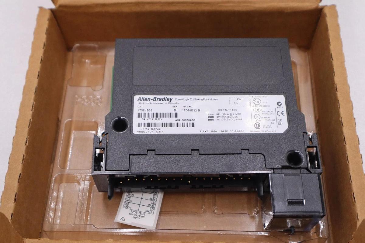 Used NEW Allen-Bradley 1756-IB32 INPUT MODULE 32 POINT DIGITAL 10-31 VDC STOCK L-603C