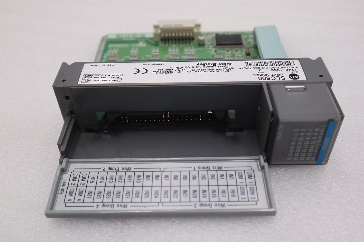 Used ALLEN BRADLEY 1746-IB32 SLC500 INPUT MODULE SER C STOCK #L-691C