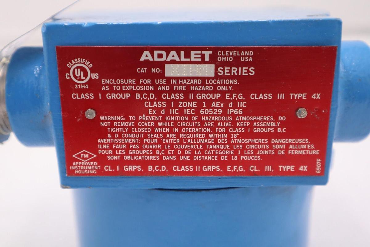 Used INTERNATIONAL SENSOR TECHNOLOGY 4-20 IQ Acetonitrile, Adalet XIHM Series #K-2260