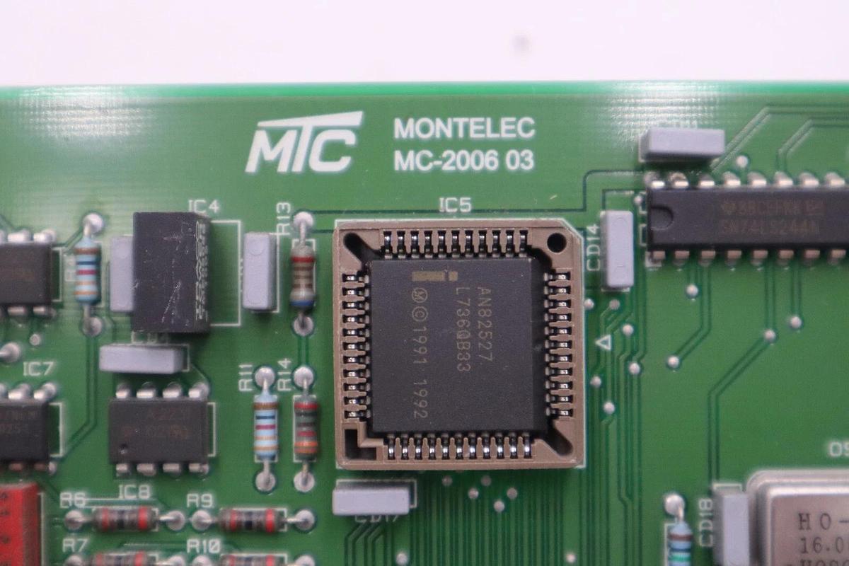 Used PASABAN COM. CAN MC-2006 03 PLC CARD STOCK #3969-A