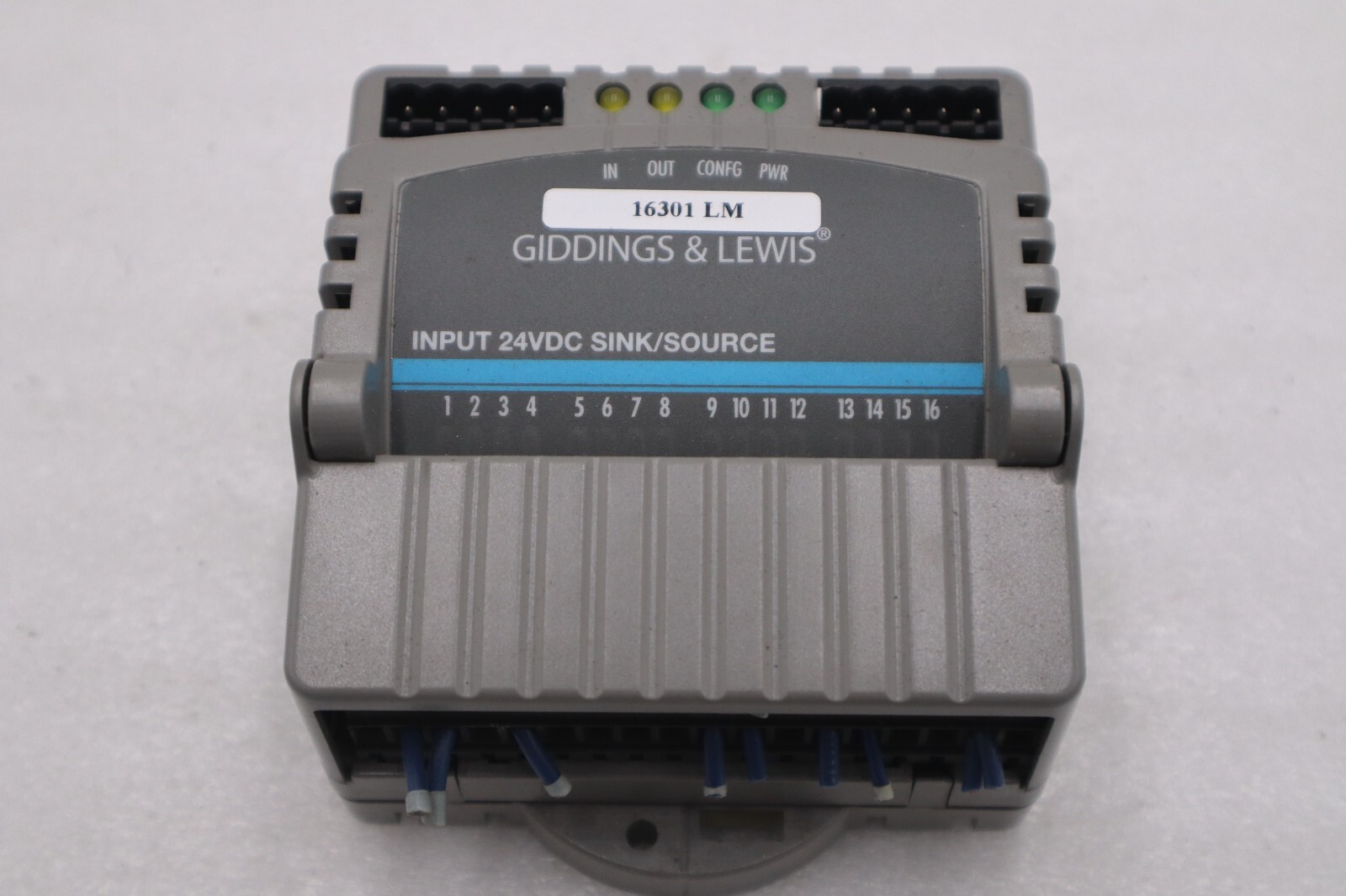Used GIDDINGS & LEWIS M.1300.7372 R1 Input Module 24VDC SINK/SOURCE STOCK 649-D